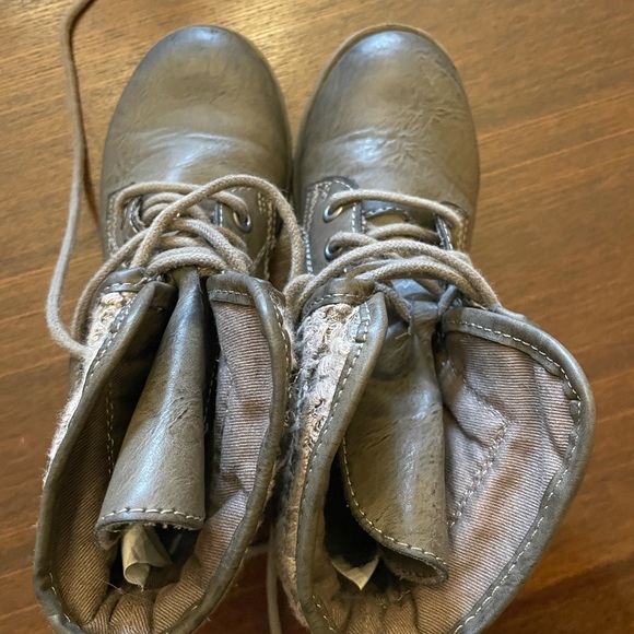 Girls Rock & Candy Brown Foldover Boots - Picture 2 of 6